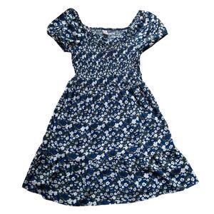 Sweet Butterfly Girl's Smoked Ruffle Hem Floral Midi Dress Large 6X New